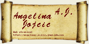 Angelina Jojčić vizit kartica